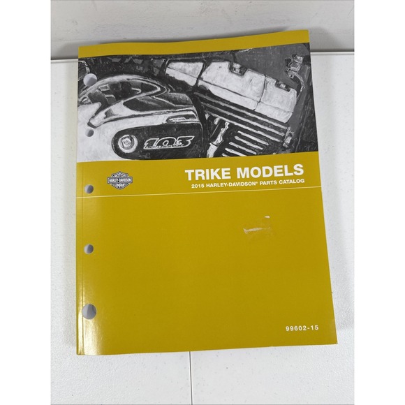 Factory 2015 Harley Davidson Trike Models Parts Catalog Manual 99602-15 - Picture 1 of 4